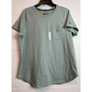 Women's Carhartt Force Relaxed Fit‎ Sz Large (12-14) NWT